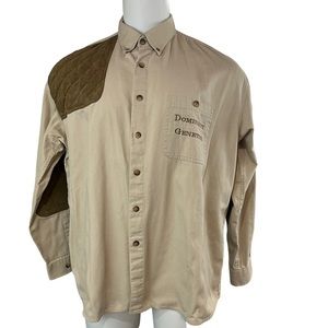 Morgan Creek Outfitters  Brown Shooting Shirt Adult XL Outdoor Workwear (363)